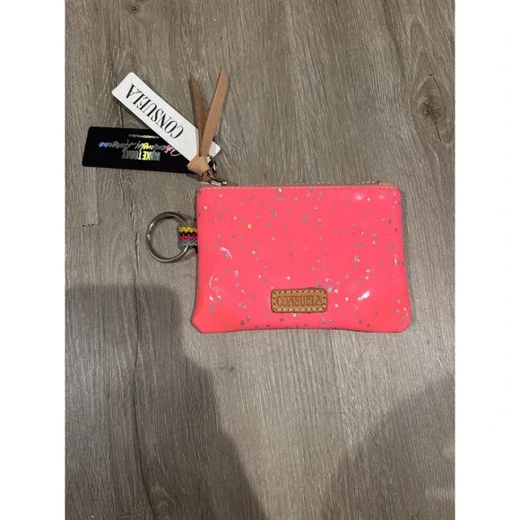 NEW CONSUELA shine pouch in neon pink - Picture 3 of 5